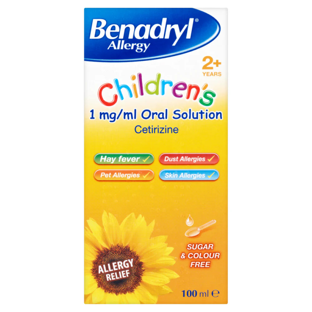 Benadryl Allergy Cetirizine