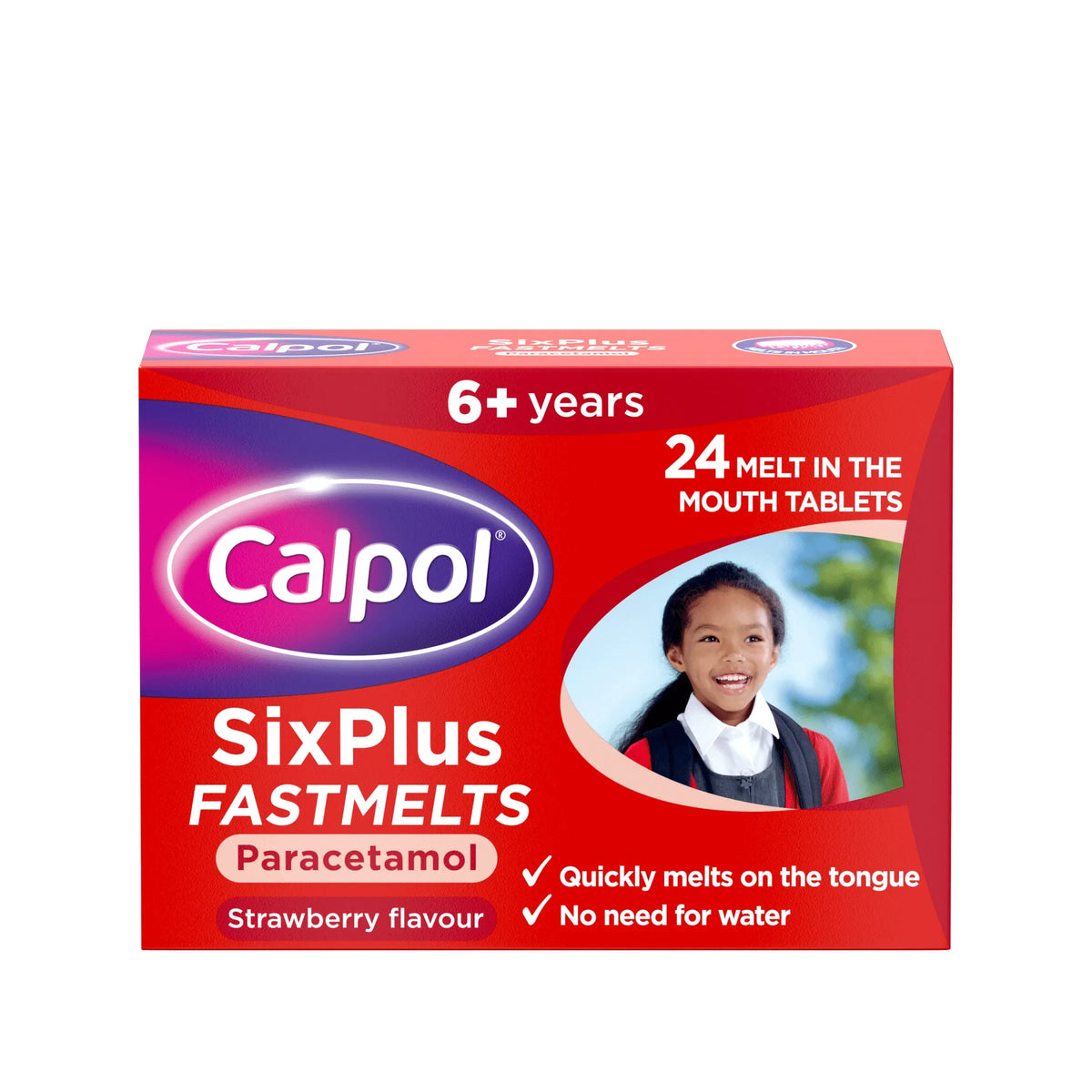 Calpol Sixplus FastMelts Strawberry