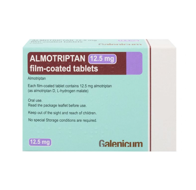 Almotriptan 12.5mg Tablets