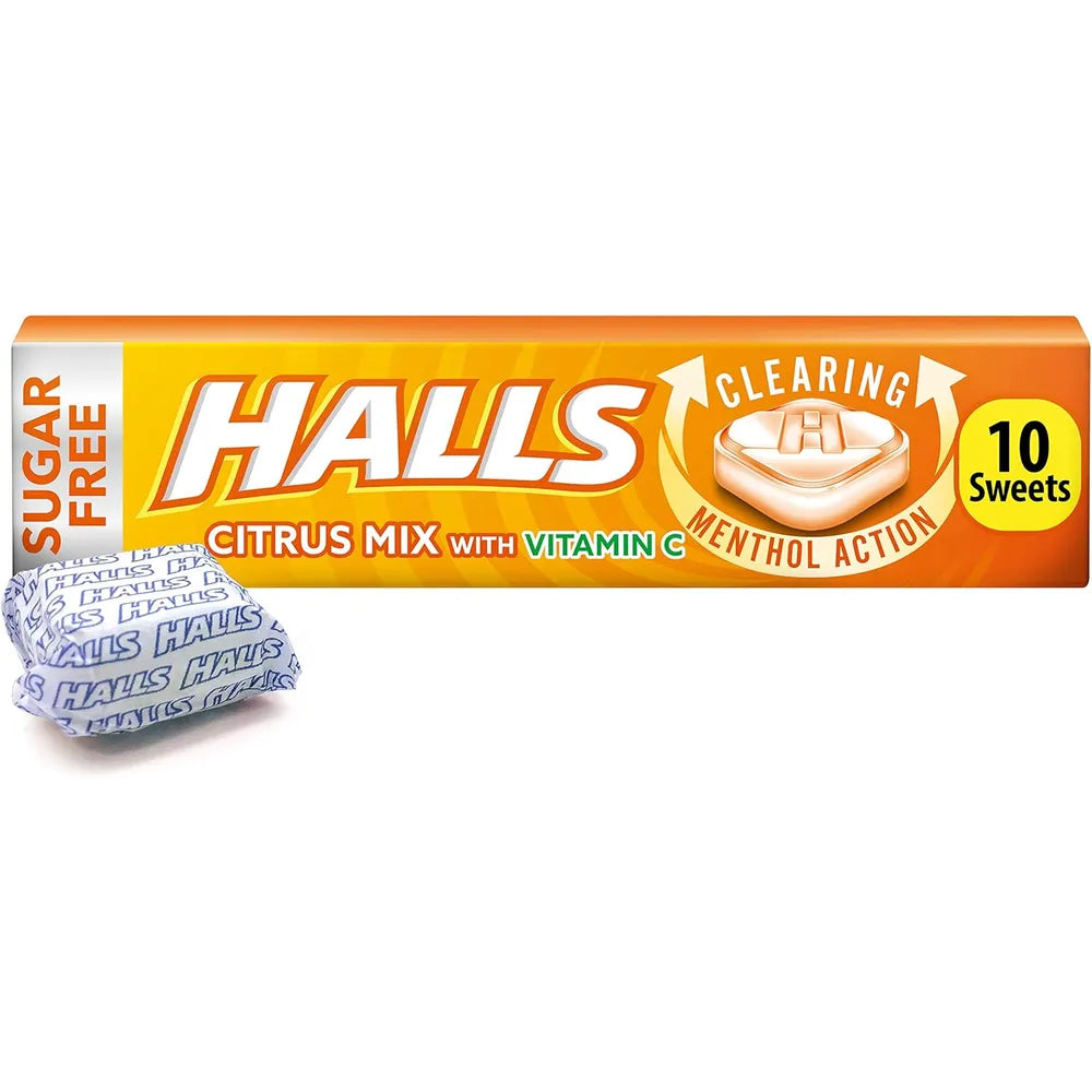 Halls Citrus Sugar Free