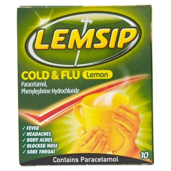 Lemsip Cold & Flu Lemon Sachets