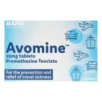 Avomine Travel Sickness 25mg