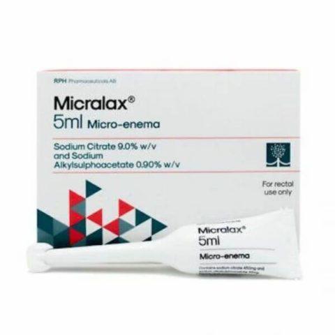 Micralax Rectum Micro Enema - 12 Pack x 5ml – YourMedicals