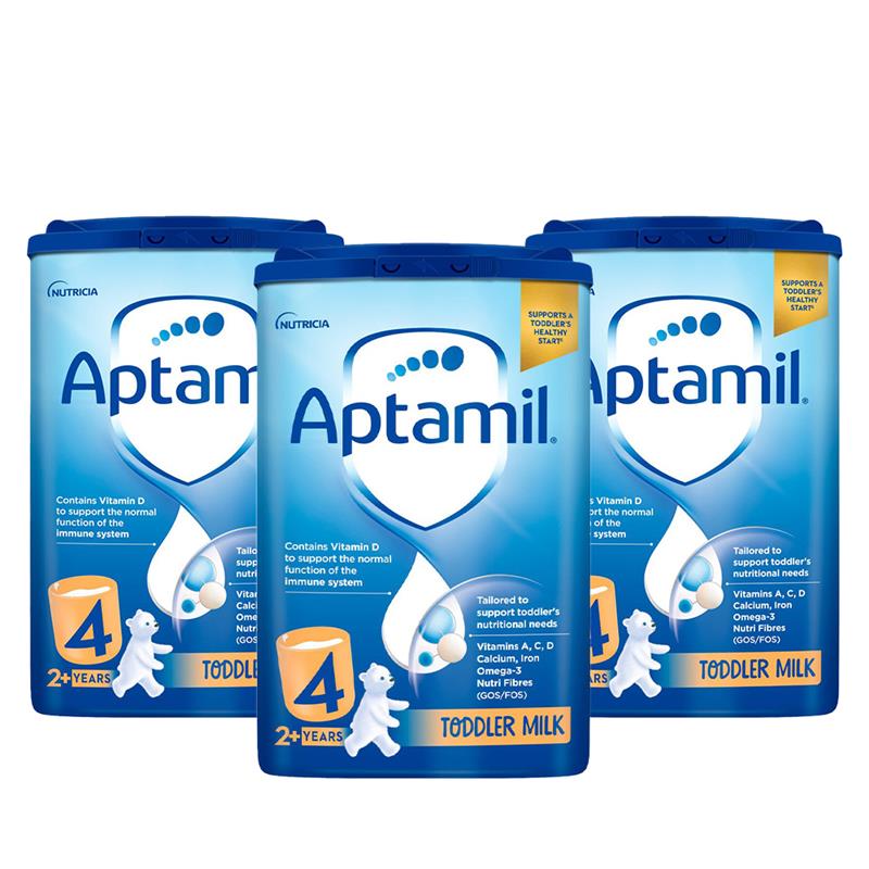 Aptamil 4 Toddler Growing Up Milk Formula 2-3 Years - 800g 3 Pack