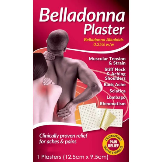 Belladonna Plaster Small 2 Pack