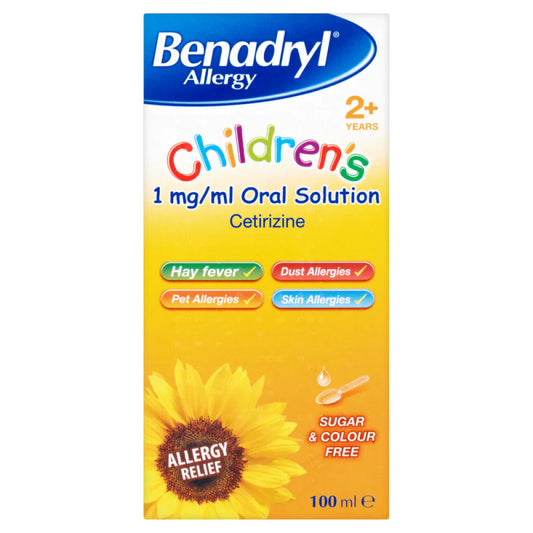 Benadryl Allergy Cetirizine