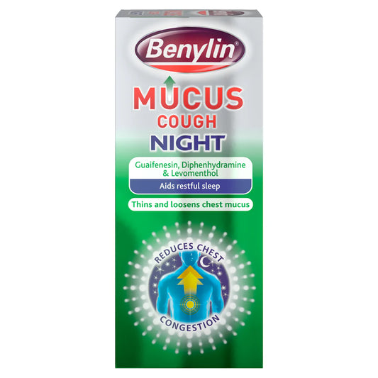 Benylin Mucus Cough Relief Night Syrup