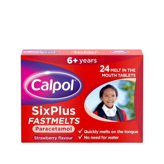 Calpol Sixplus FastMelts Strawberry