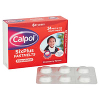 Calpol Sixplus FastMelts Strawberry