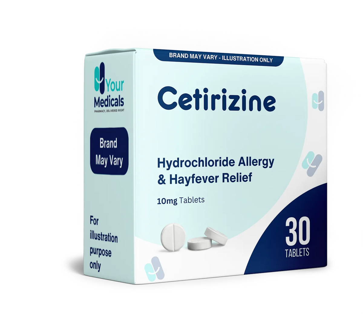 Cetirazine Rash Cetirizine Allergy & Hayfever Relief 10mg - 30 Tablets – YourMedicals
