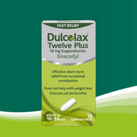 Dulcolax Twelve Plus Suppositories