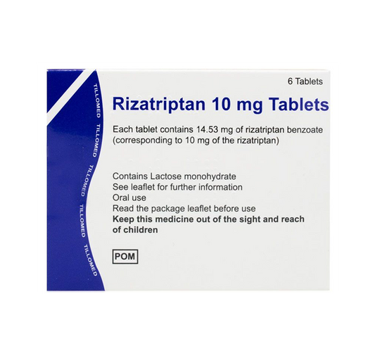 Rizatriptan 10mg Tablets