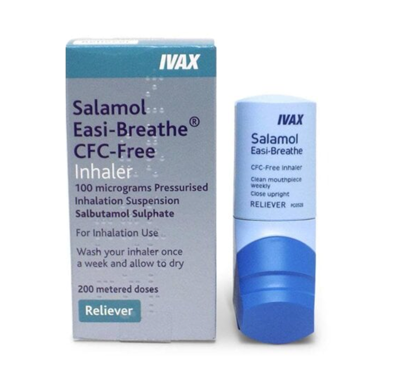 Salamol 100mcg Easi-Breathe Inhaler (200 dose)