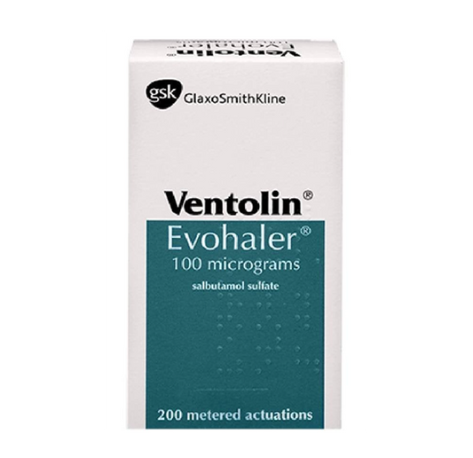 Ventolin Evohaler 100mcg (200 Dose)