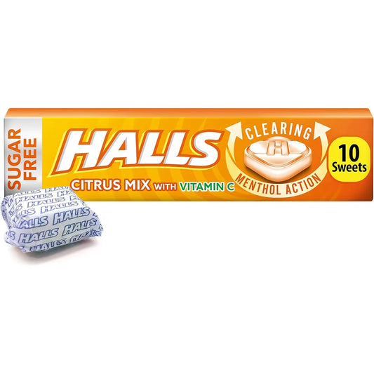 Halls Citrus Sugar Free