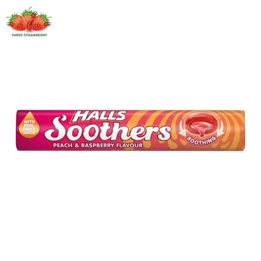 Halls Soothers Peach & Raspberry