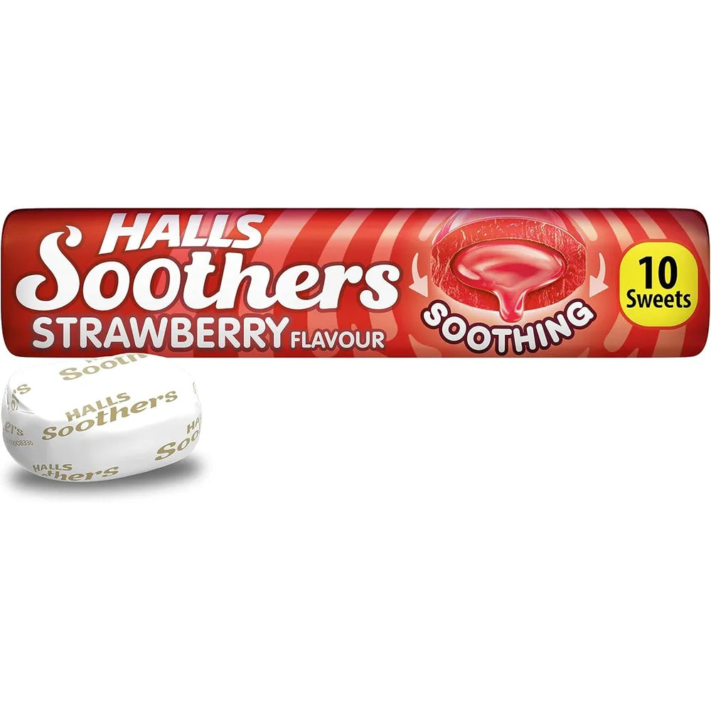 Halls Soothers Strawberry