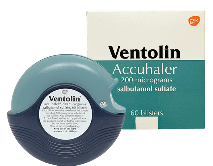 Ventolin Accuhaler 60mcg (200 dose)