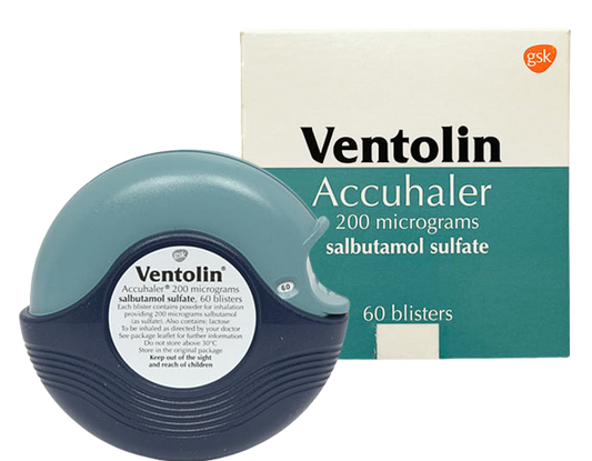 Ventolin Accuhaler 60mcg (200 dose)