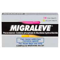 Migraleve Complete Migraine Pink & Yellow