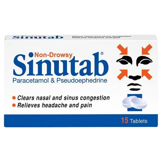 Sinutab Non Drowsy Congestion Relief 