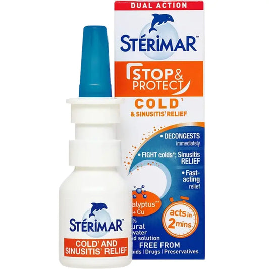 Sterimar Stop And Protect Cold And Sinus Relief