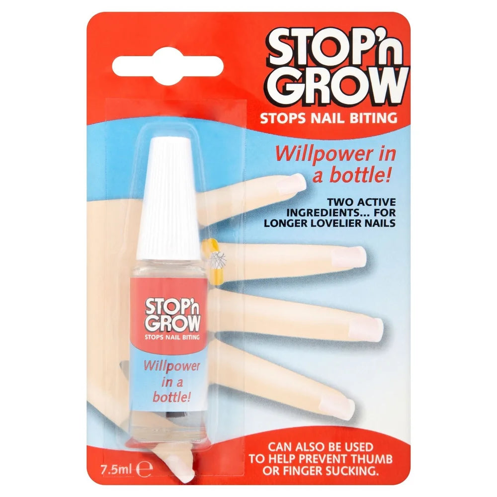 Stop'N Grow Stops Nail Biting