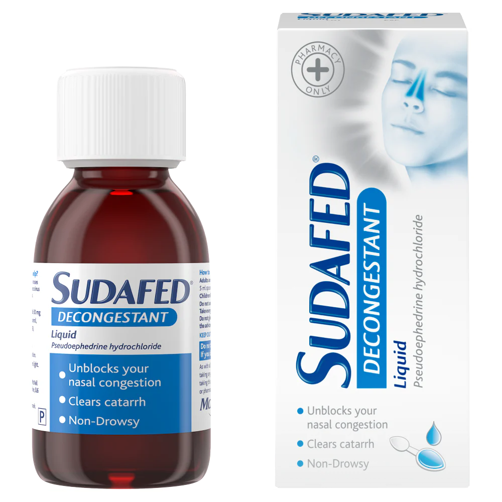 Sudafed Decongestant Liquid