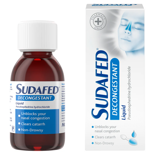 Sudafed Decongestant Liquid