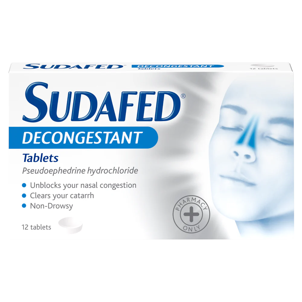 Sudafed Decongestant Non Drowsy