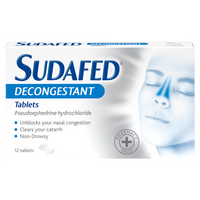 Sudafed Decongestant Non Drowsy
