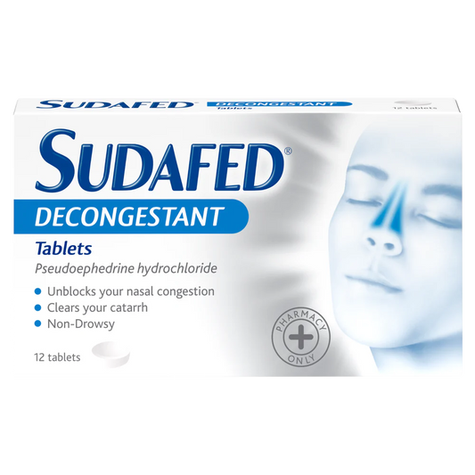 Sudafed Decongestant Non Drowsy