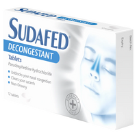 Sudafed Decongestant Non Drowsy