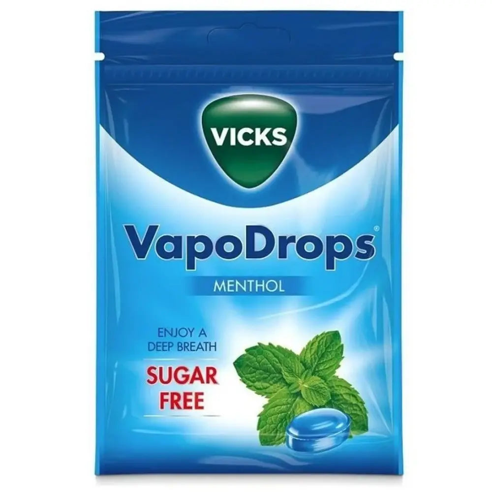 Vicks Vapodrops Menthol Sugar Free Lozenges 