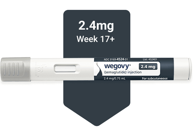 WegovyWegovy® Injectable Pen - 0.25mg | | weight loss injection wegovy UK | Week  17+