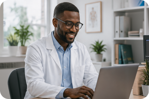 A prescriber reviews you
