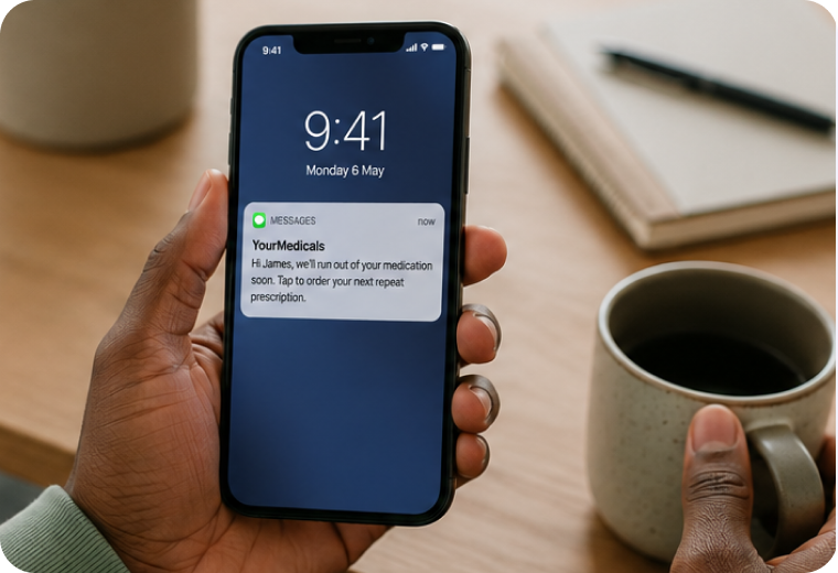 Reminders, so you never run out